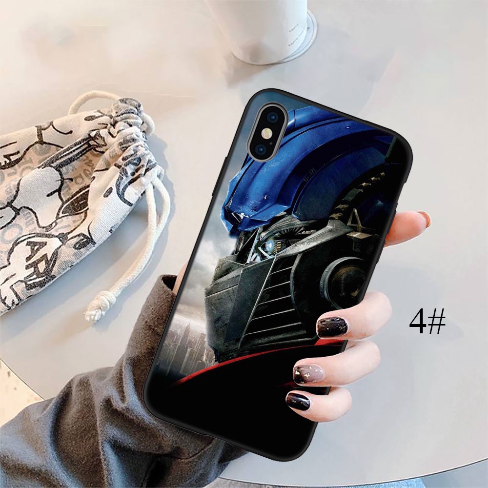 Ốp Điện Thoại Silicon Mềm Hình Optimus Prime Transformers Wzi94 Cho Iphone 5 5s 6 6s 7 8 11 Pro Max Plus Se Xr