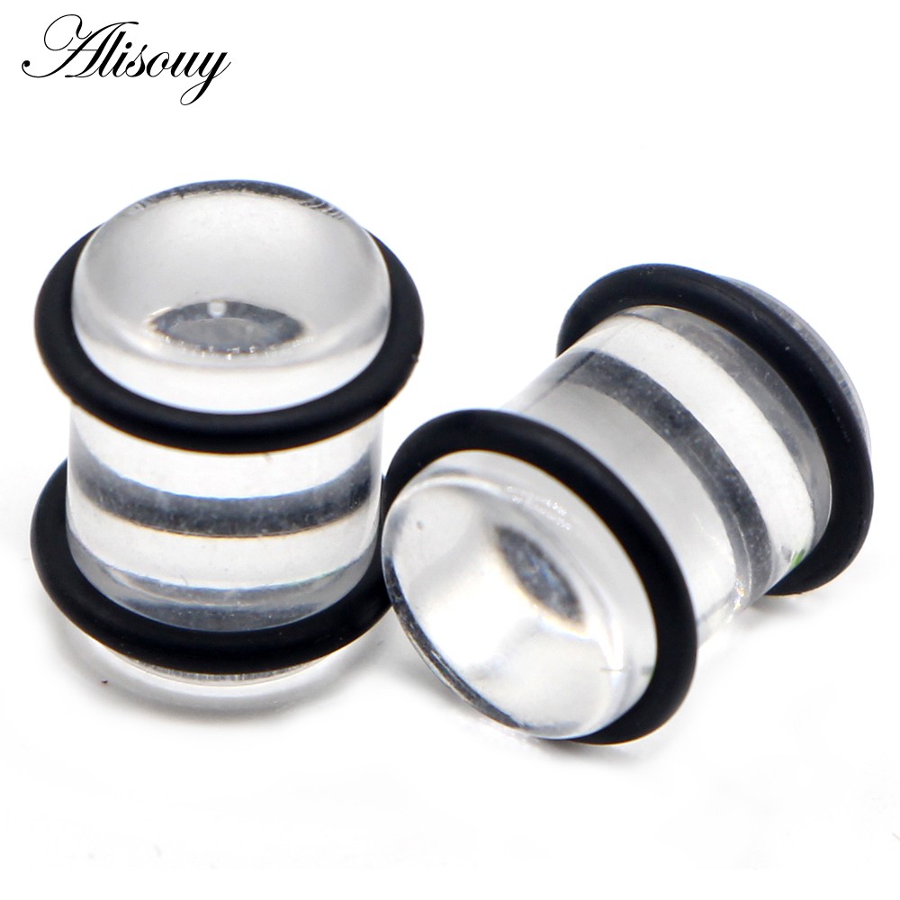 Alisouy Set 2 Khuyên Nong Tai 1.6mm-20mm Cá Tính