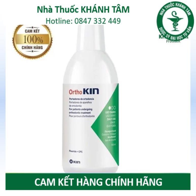 Ortho KIN 500ml - Nước súc miệng cho răng niềng, chỉnh nha [Orthokin, ortokin]! ! !