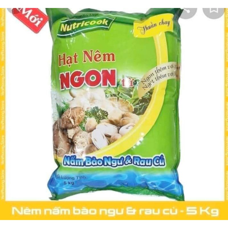 HẠT NÊM CHAY NẤM HƯƠNG 5KG - NUTRICOOK
