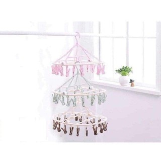 Móc chùm hình tròn phơi đồ gấp gọn