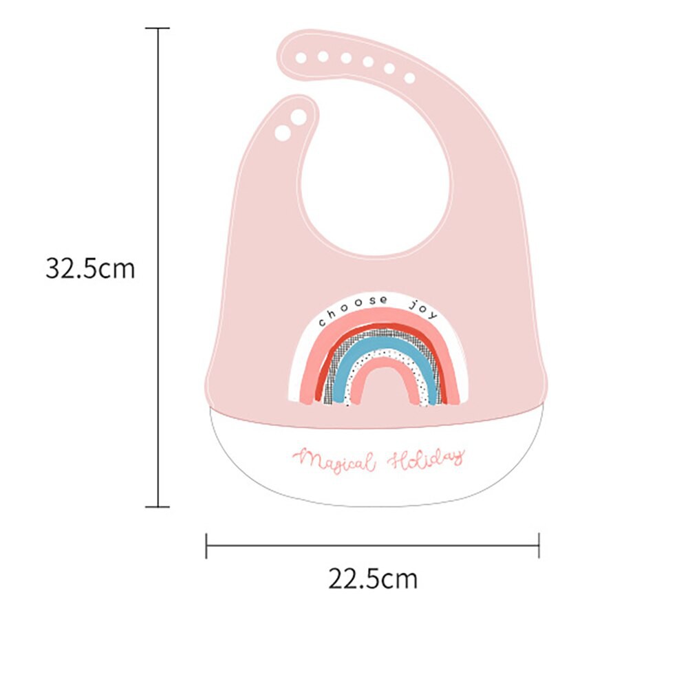 Yếm ăn dặm silicone 3D có máng hứng Muslin Tree