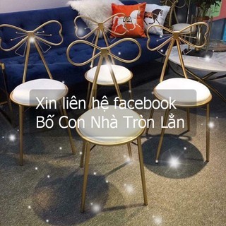 Ghế nơ -  Bộ Bàn ghế trang điểm - Nội Thất Phòng Ngủ