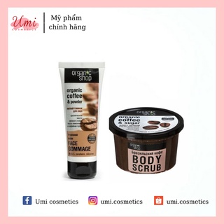 Tẩy da chết cafe cho body & face