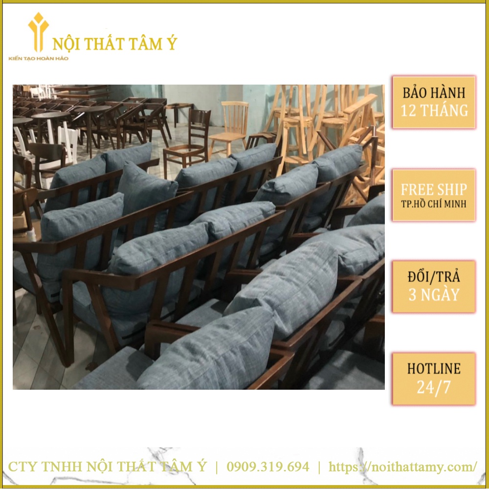 Ghế Sofa Katana đôi✌FREE SHIP HCM✌ Ghế sofa Cao cấp Thương hiệu Nội Thất Tâm Ý