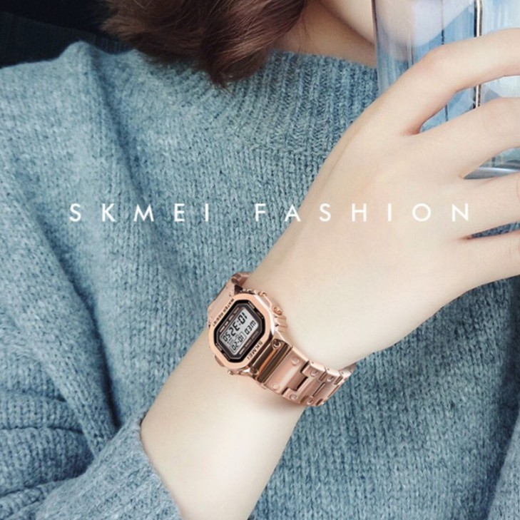 Đồng hồ thể thao nam nữ Skmei SKM02 chính hãng cao cấp, điện tử, đầy đủ chức năng, dây thép đúc, thời trang | BigBuy360 - bigbuy360.vn