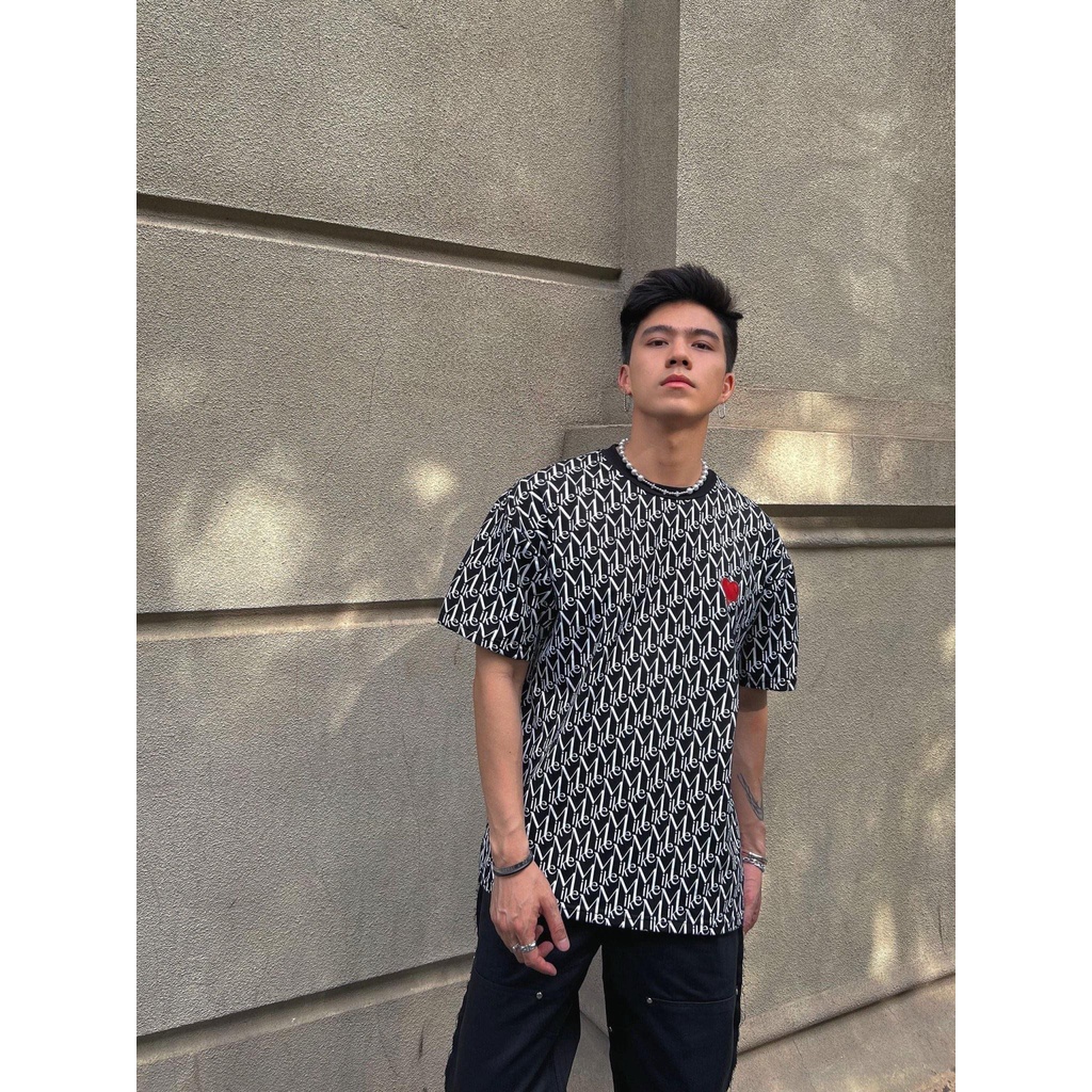 Áo phông Mikenco Monogram 2 tshirt, áo phông hè mikenco nam nữ co dãn 4 chiều