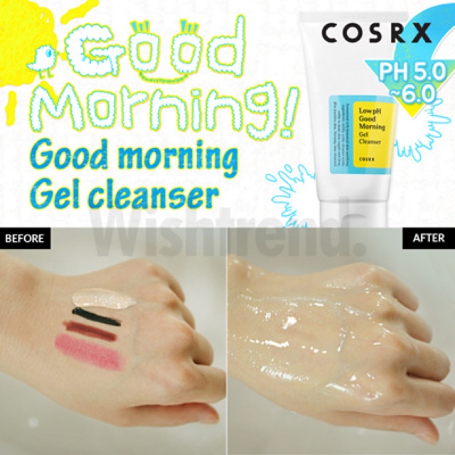 Sữa rửa mặt COSRX LOW PH GOOD MORNING GEL CLEANSER | BigBuy360 - bigbuy360.vn