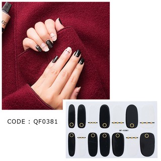 Miếng dán móng tay Silicon - Nail Wraps (14 miếng dán khô)