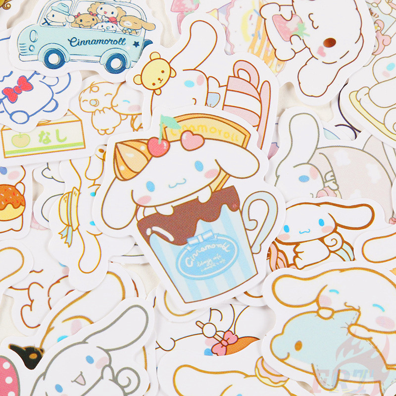 Bộ 40 Miếng Sticker Trang Trí Hình Nhân Vật Cinnamoroll Series 04 - Sanrio