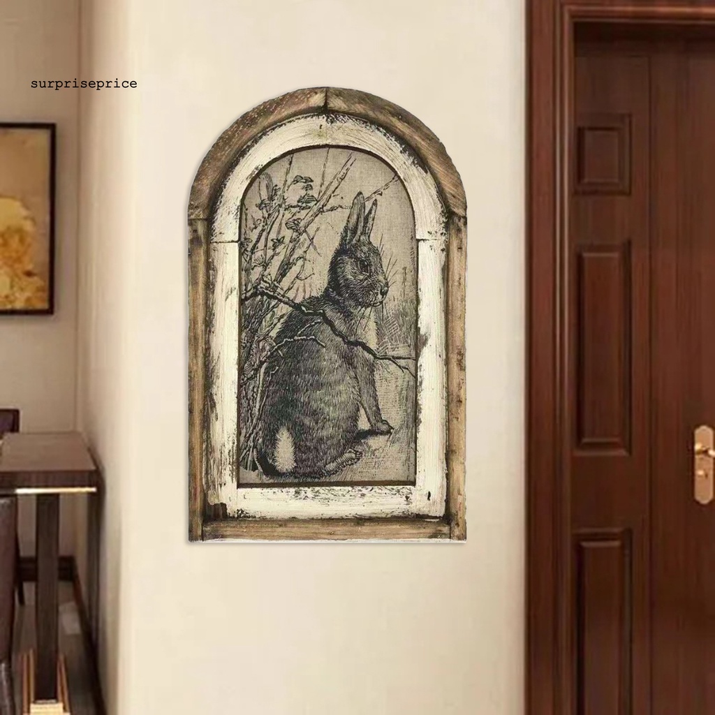 Tranh Giả Gỗ Trang Trí Nội Thất Tạo Hiệu Ứng Cửa Sổ Phong Cách Bắc Âu Độc Đáo