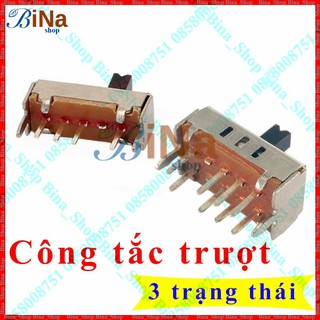 Công tắc gạt 4P / 8P công tắc trượt 3 trạng thái