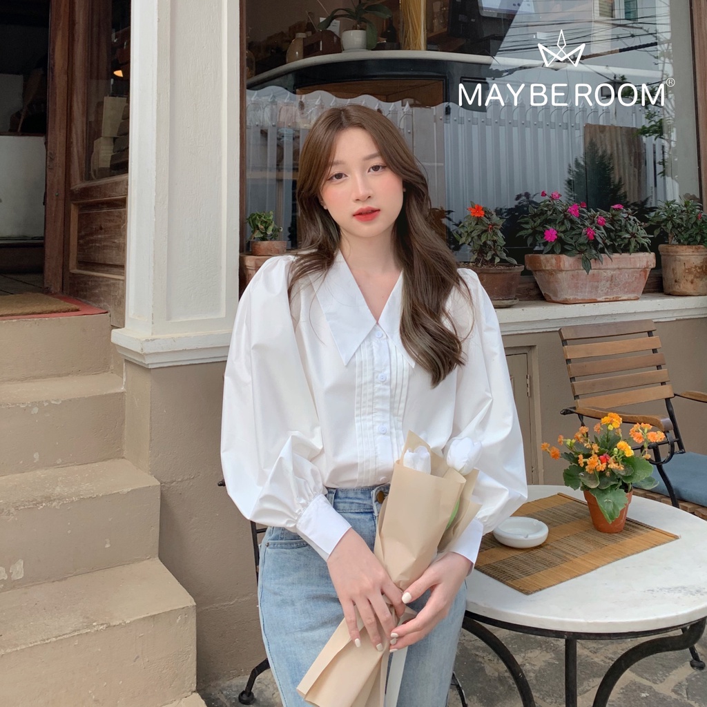 Áo sơ mi xếp li Willow Mayberoom