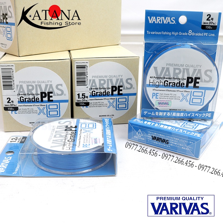 Dây PE Varivas HIGH GRADE PE X4 - X8