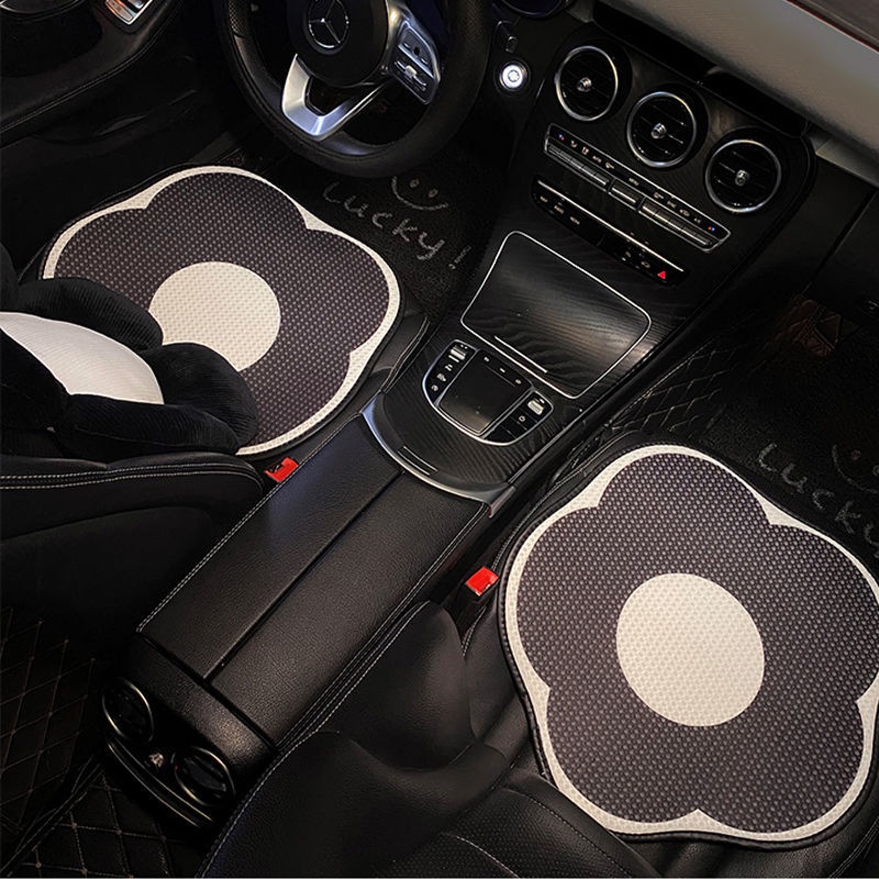 Bộ Đệm Lót Ghế Bốn Mùa Thông Dụng Ba Món Bằng Lụa Lạnh Thoáng Khí Thông Dụng Cho Xe Hơi