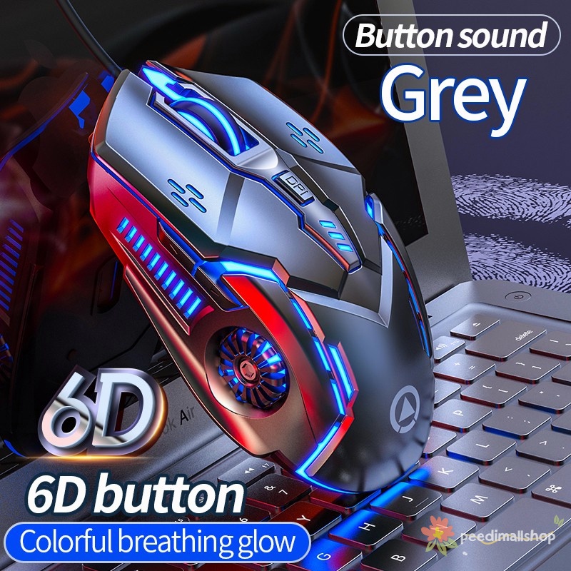 Chuột Máy Tính Chuột Máy Tính Chơi Game G5 LED 7 Màu Đẹp, DPI Khủng 3200 dùng cho Chơi Game Làm Việc Văn Phòng