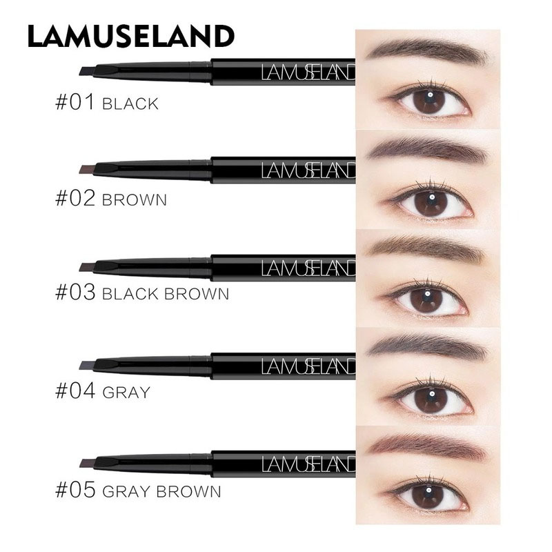 [Hàng chính hãng] Bút kẻ lông mày L18E01 lâu trôi thiết kế hai đầu tiện dụng 0.3g Lamuseland | BigBuy360 - bigbuy360.vn