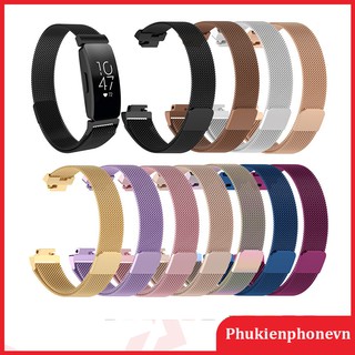 Dây đeo đồng hồ bằng thép lưới không gỉ fitbit inspire hr