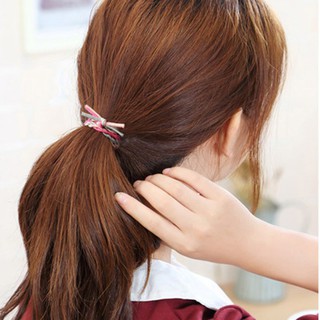 12 dây buộc tóc đuôi ngựa mềm