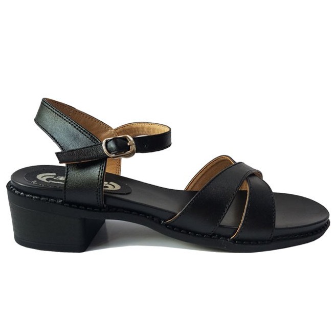 Giày Sandal Cao Gót Nữ Da Bò BIGGBEN HKD165