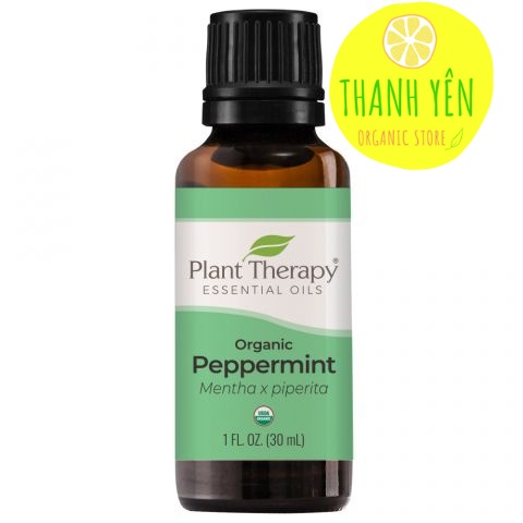 Tinh dầu Bạc Hà Hữu Cơ Plant Therapy - Organic Peppermint 10ml