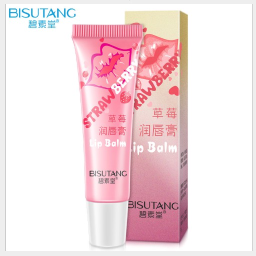 Son dưỡng môi chiết xuất Dâu Tây Bisutang Lip Balm 9g