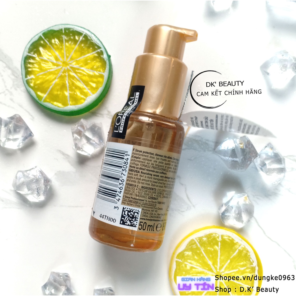 🌟 Tinh Dầu L'Oréal Professionnel Phục Hồi Hư Tổn Toàn Diện Serie Expert Absolut Repair Gold 50ml