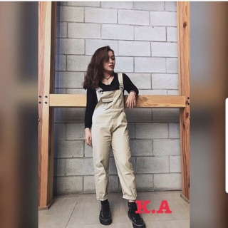 Yếm kaki 2 túi