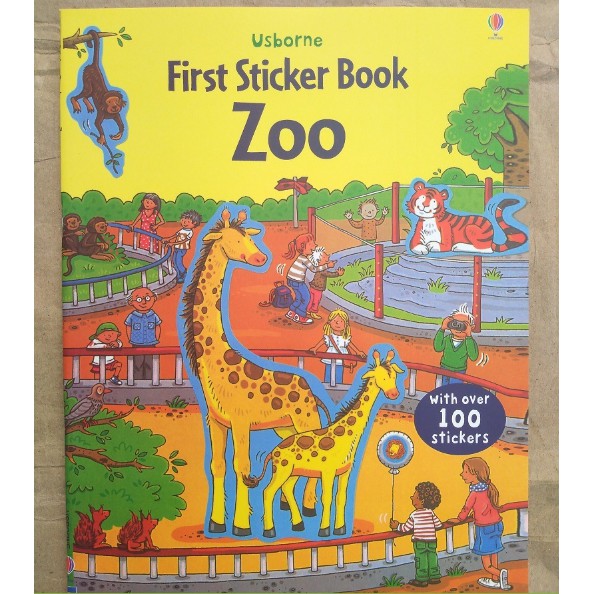 Dính dán - Usborne sticker book - Zoo