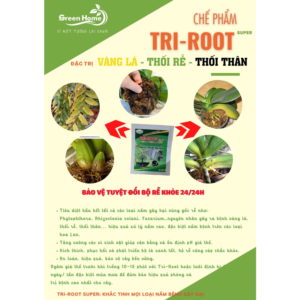 Chế phẩm vi sinh phòng trừ nấm TRI-ROOT
