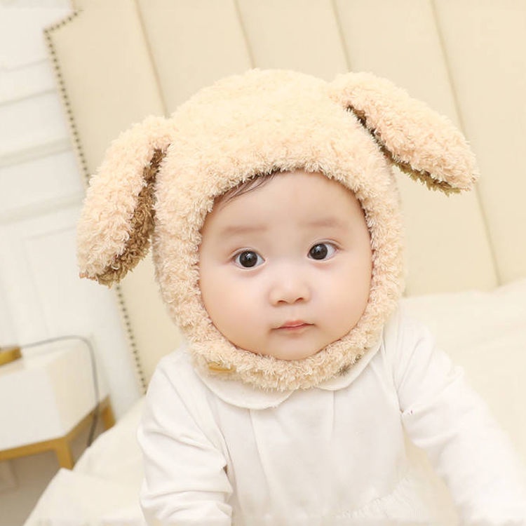 Mũ Len Mềm Giữ Ấm Cho Bé Trai &amp; Gái Sơ Sinh Từ 0-2 Tuổi