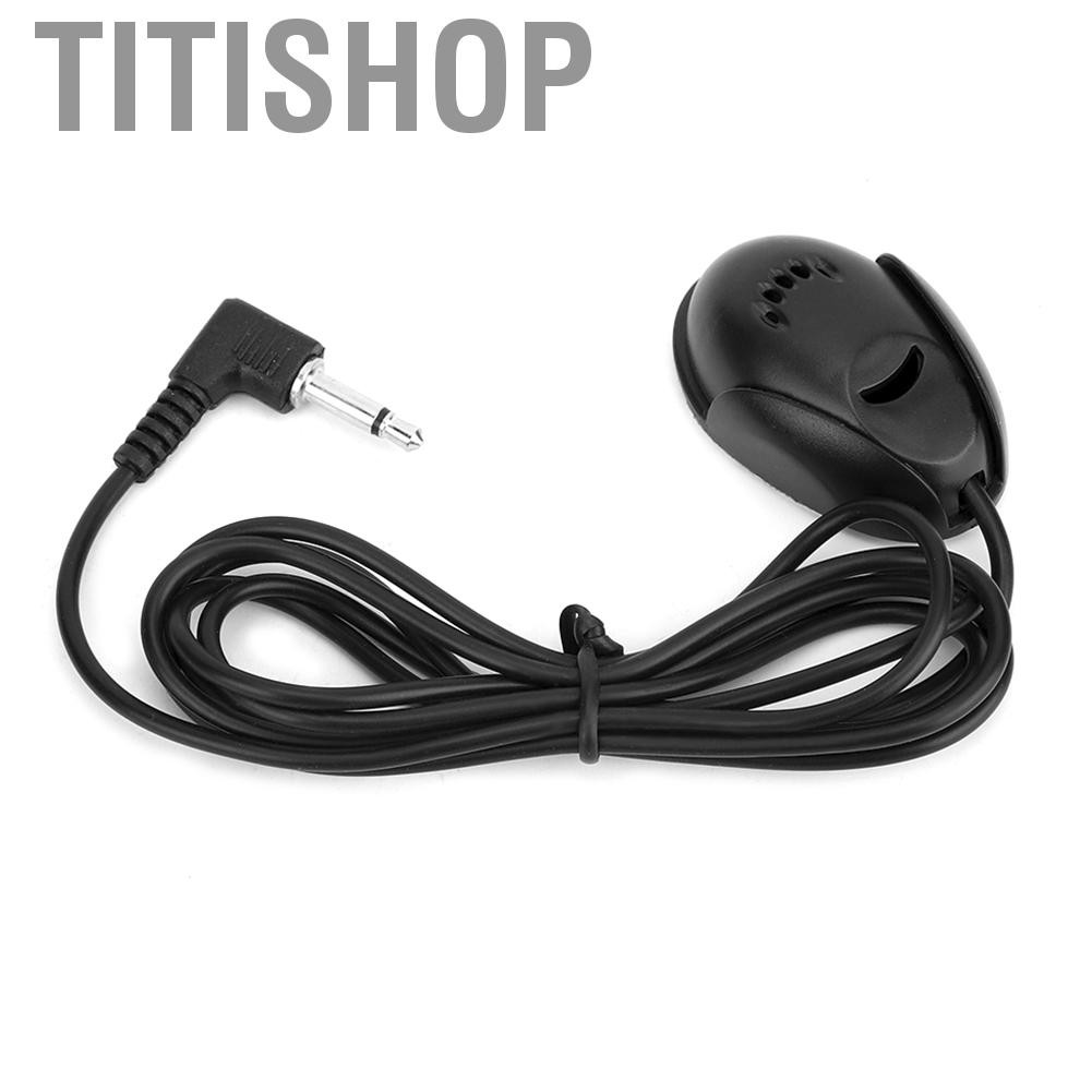 Titishop Mini 3.5mm External Microphone for Car DVD Audio Stereo Player Device 3m