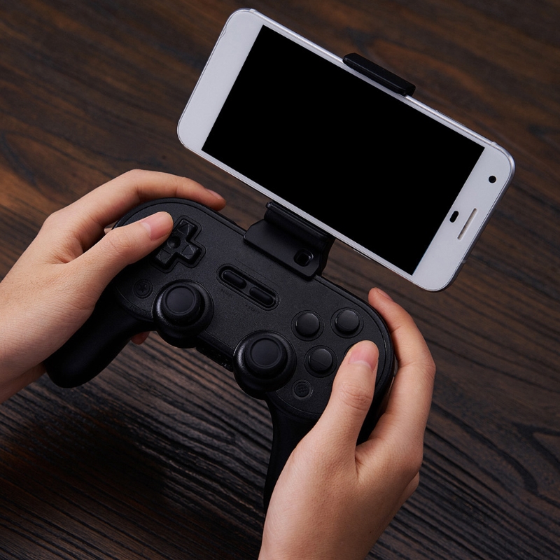 lucky*Smartphone Clip Foldable Stand for SN30 Pro+ Bluetooth Wireless Game Controller