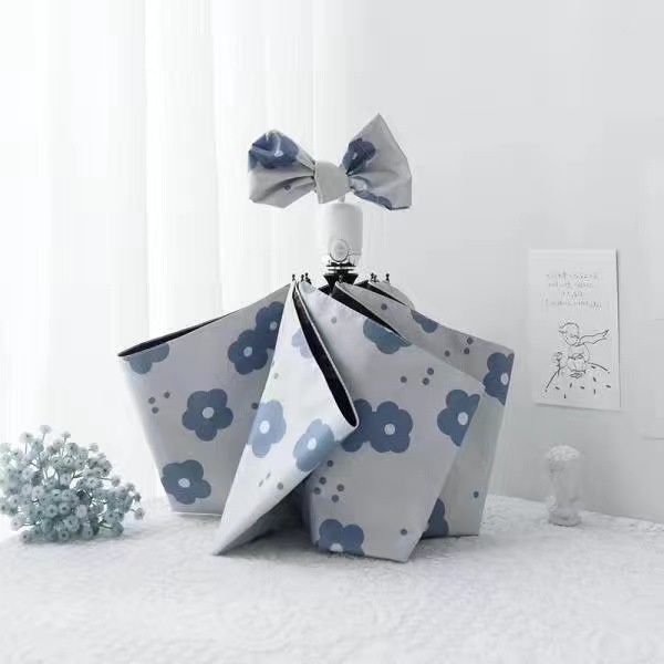 Ô dù gấp gọn, ô tự động 2 chiều che nắng che mưa, 3 lớp chống tia UV nhiều hoạ tiết xinh xắn