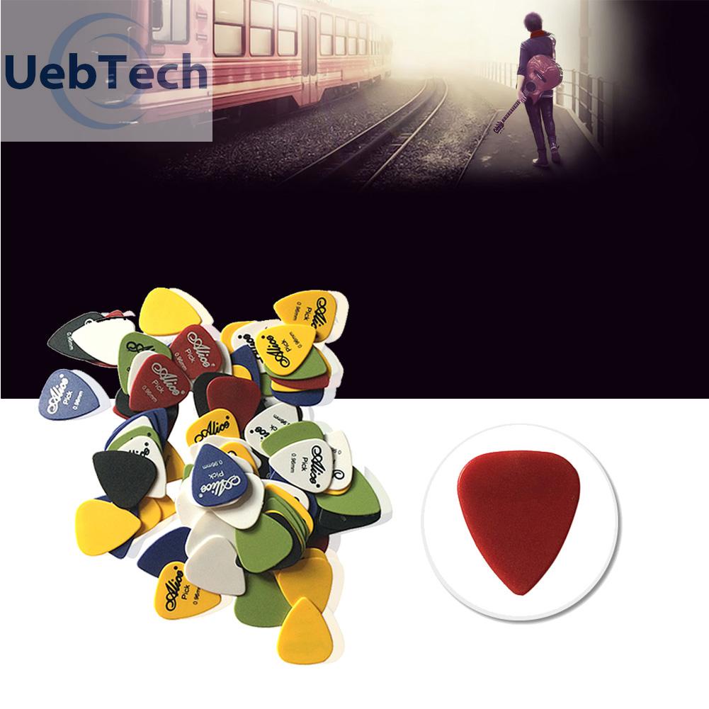 Bộ 40 miếng gảy đàn guitar bằng ABS dành cho đàn dân gian/ guitar acoustic/ điện/ bass ngẫu nhiên Uebtech