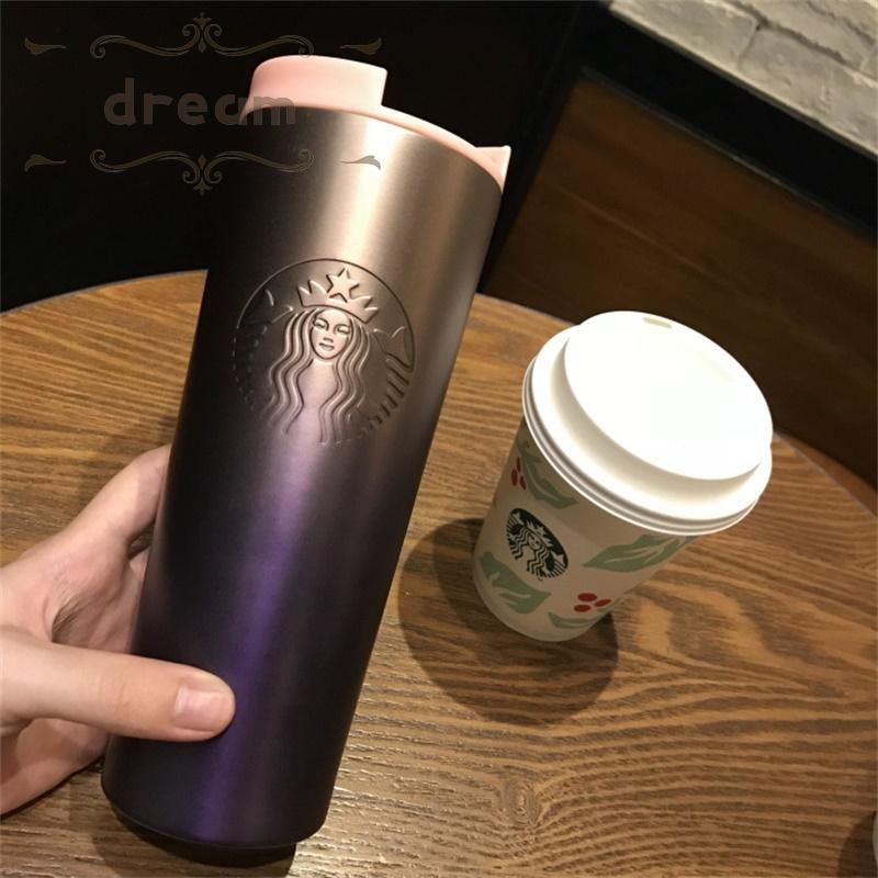 【DREAMLIFE】OMAStarbucks Embossed Vacuum Cup Gradient Goddess Stainless Steel Coffee Cup oOdDXB zBzxvx