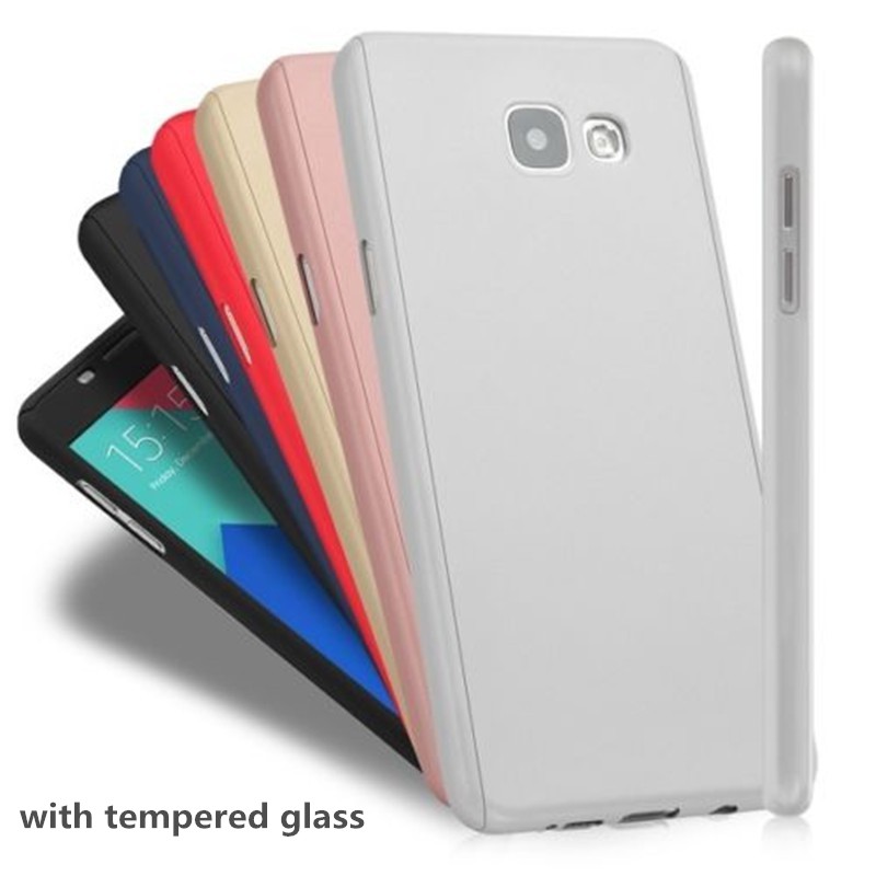 Ốp lưng full cover kèm kính cường lực cho Samsung A5 2017