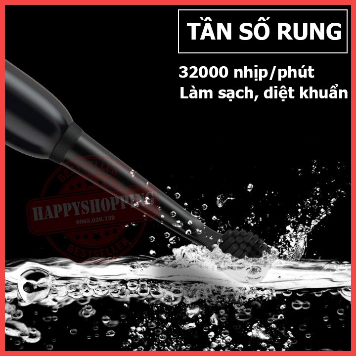 Bàn chải điện NT-X1, 5 chế độ chải, Đánh bóng, làm trắng và chăm sóc răng toàn diện