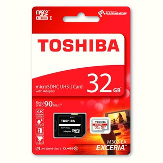 Thẻ nhớ Micro SD 32GB TOSHIBA đỏ CLASS 10