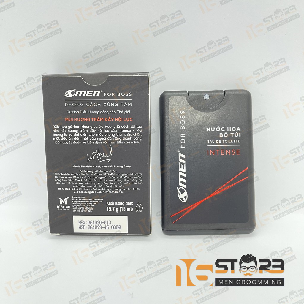 [Chính Hãng 100%] Nước Hoa Bỏ Túi Mini Xmen For Boss Intense/Motion 18ml | BigBuy360 - bigbuy360.vn
