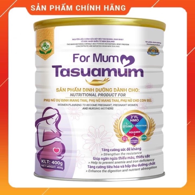 CHÍNH HÃNG Sữa dinh dưỡng For Mum Tasumum 400g thumbnail