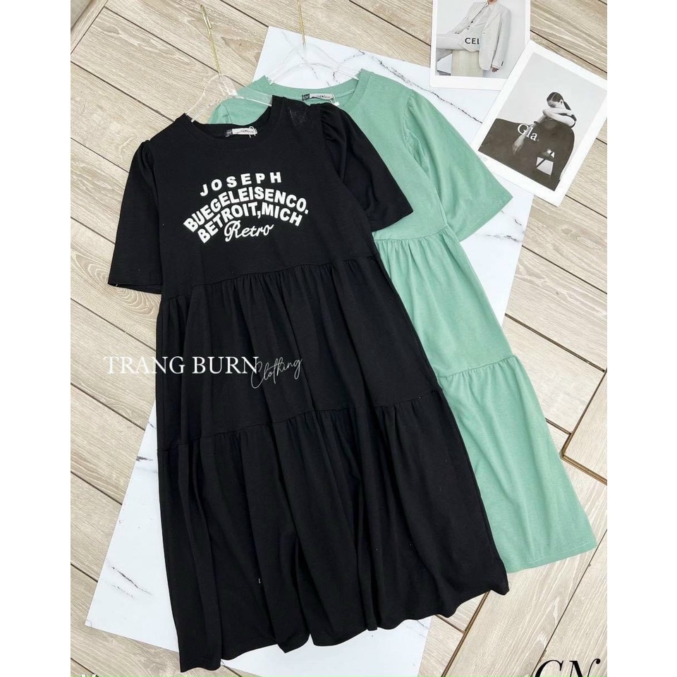 Váy bầu xinh cotton. đầm bầu thời trang cao cấp mùa hè thiết kế