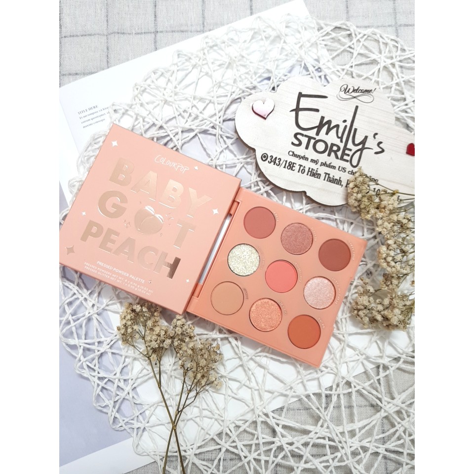 Bảng phấn mắt Colourpop Baby Got Peach