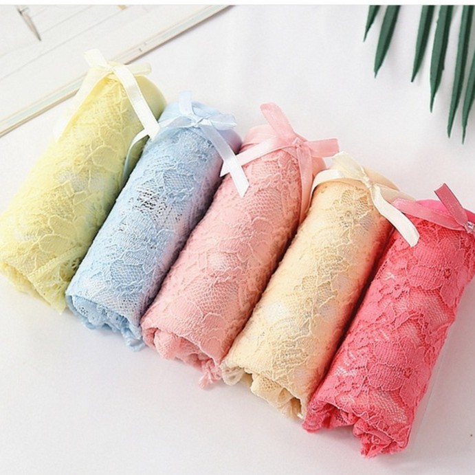 Quần lót nữ sexy Hoàng Oanh vải ren thoáng mát hoa đính nơ - 3808 | BigBuy360 - bigbuy360.vn