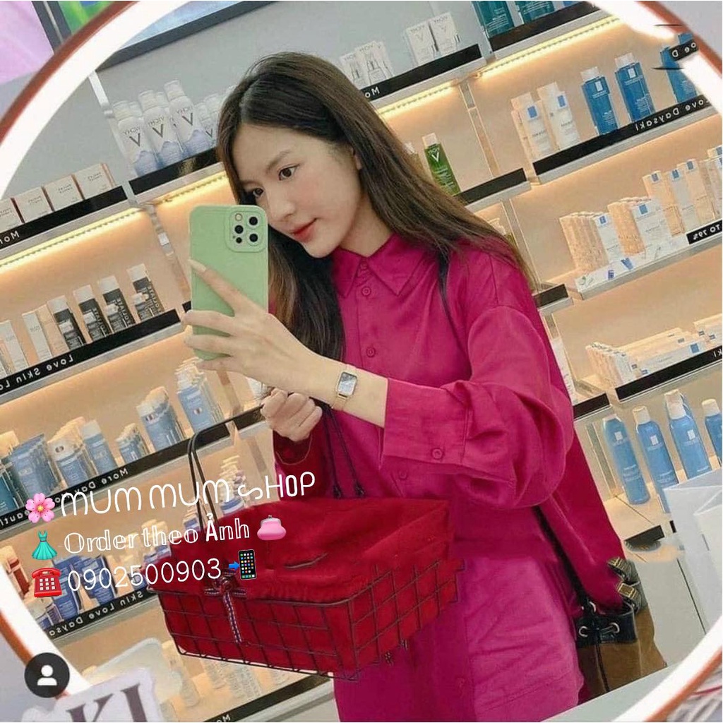 ❤ FREE SHIP ❤ Áo sơmi hồng sen ( Mum Mum Shop )