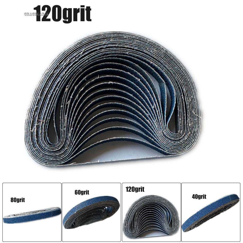 Sanding Belts Blue Sander Polishing Supplies Zirconium corundum File 40/60/80/120 Grit Woodworking Metal Workshop