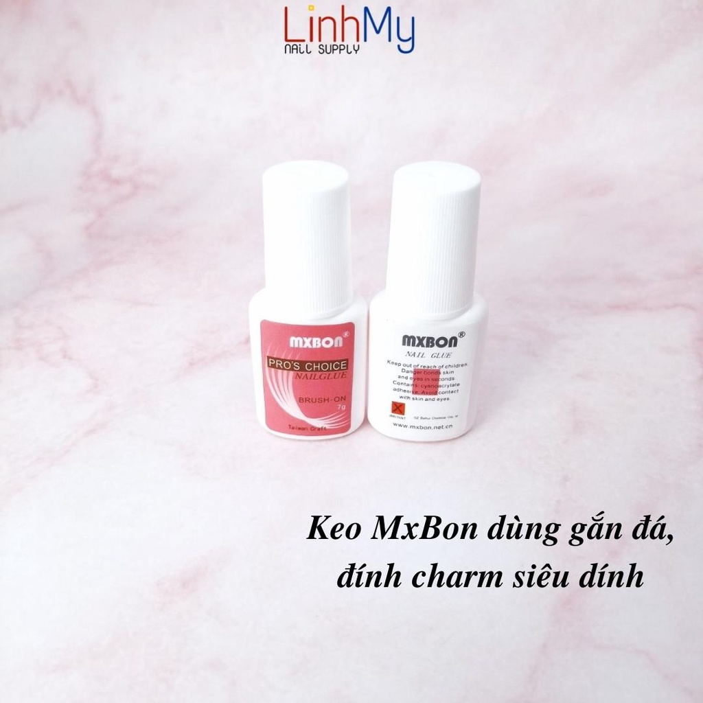 Keo MxBon chuyên dụng gắn đá gắn charm dễ dán và siêu dính dung tích 7ml