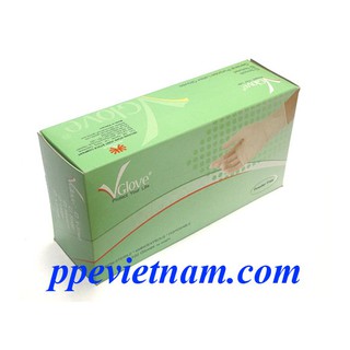 GĂNG TAY LATEX KHÔNG BỘT VGLOVE