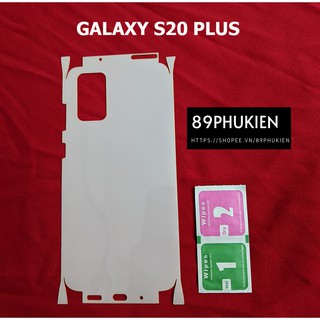 Miếng film dán PPF loại xịn phủ full 99% Galaxy S20 Plus mặt sau