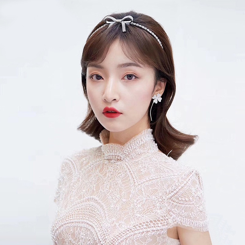 Băng Đô Nơ Đính Đá Thời Trang